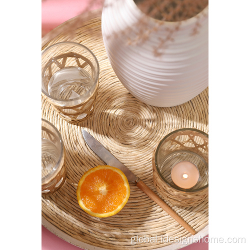 Disposable Tray Paper Food Tray Wood Woven Decorative Tray Supplier